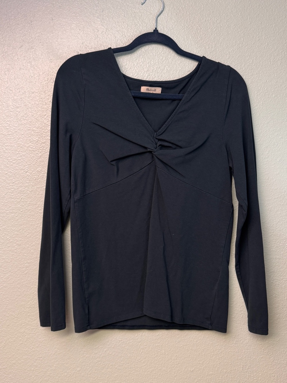 Madewell Twist-Front Long Sleeve Top - Women's